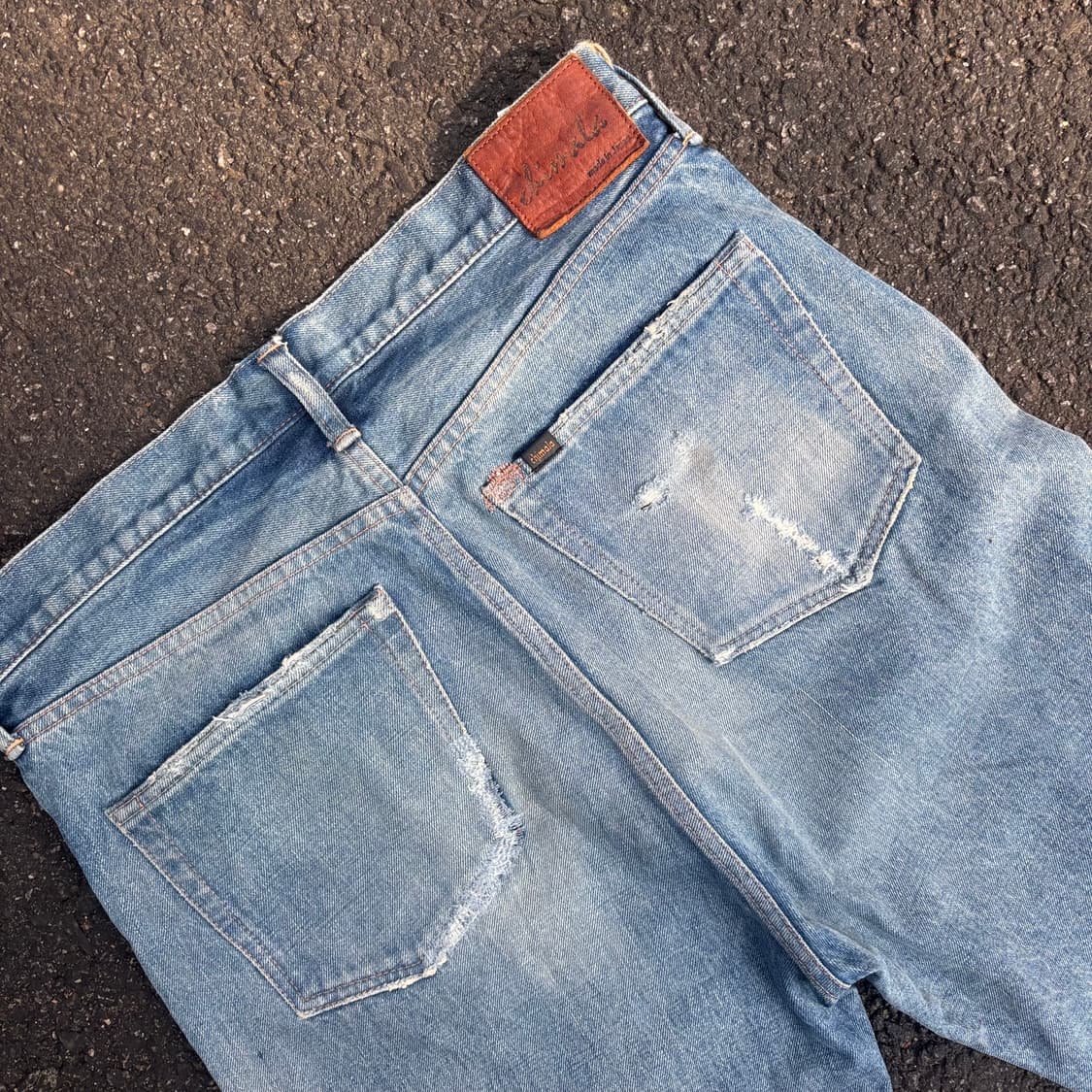 일본 치말라 셀비지 데님 팬츠 상품이미지9