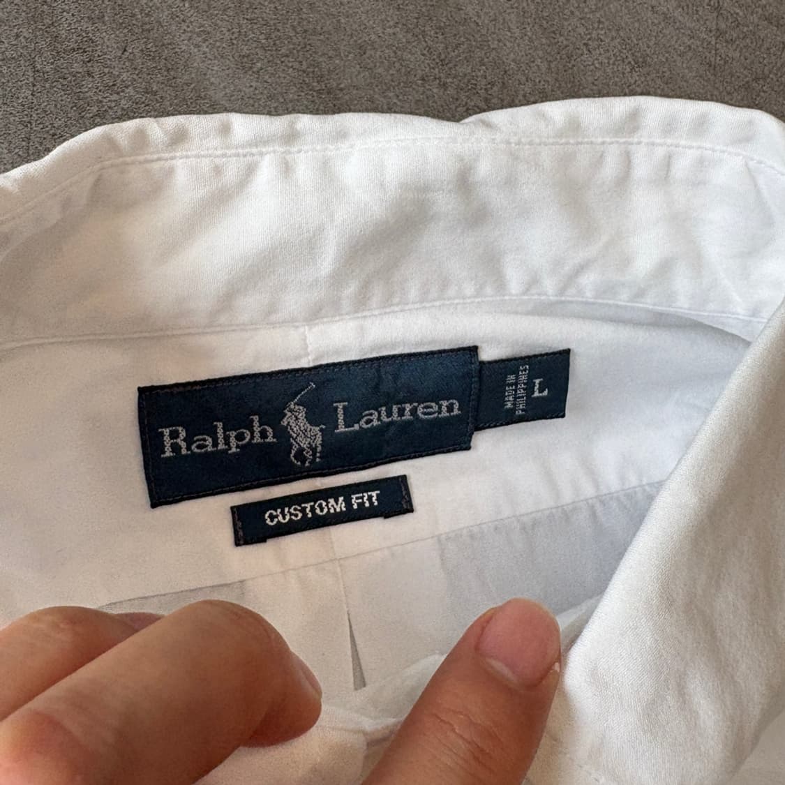 폴로 화이트 클래식 포니 로고 포플린 셔츠 상품이미지6