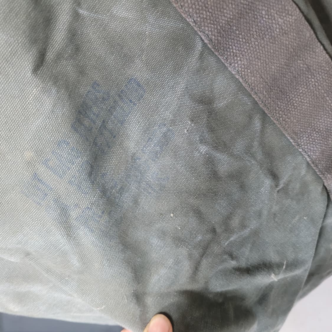 미 빈티지 캔버스 대형 공군 더플백 상품이미지3