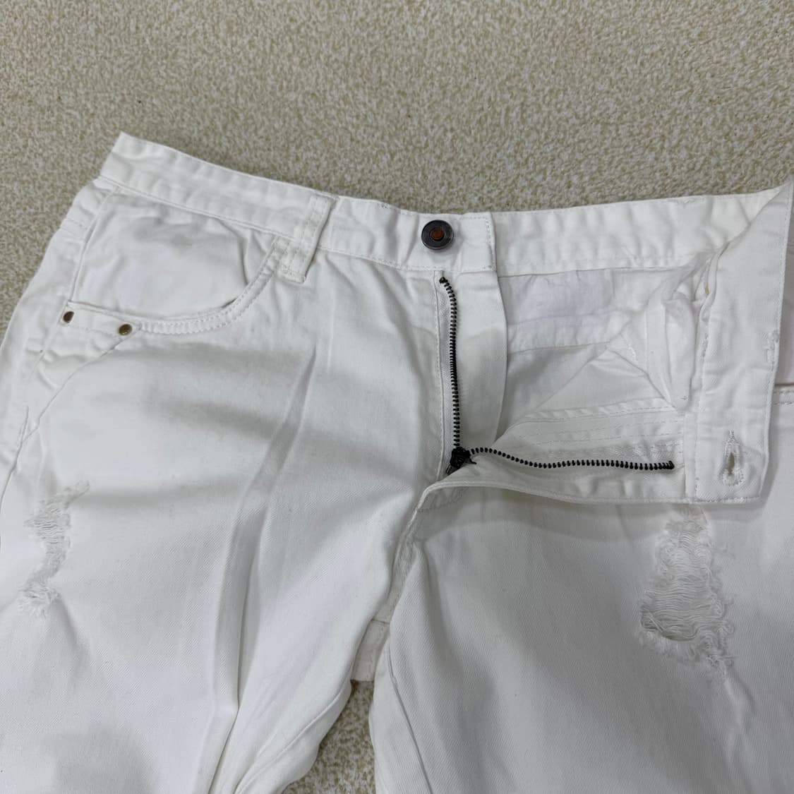 실측확인 마우로 메니케티 데미지 팬츠 0121T2 상품이미지3