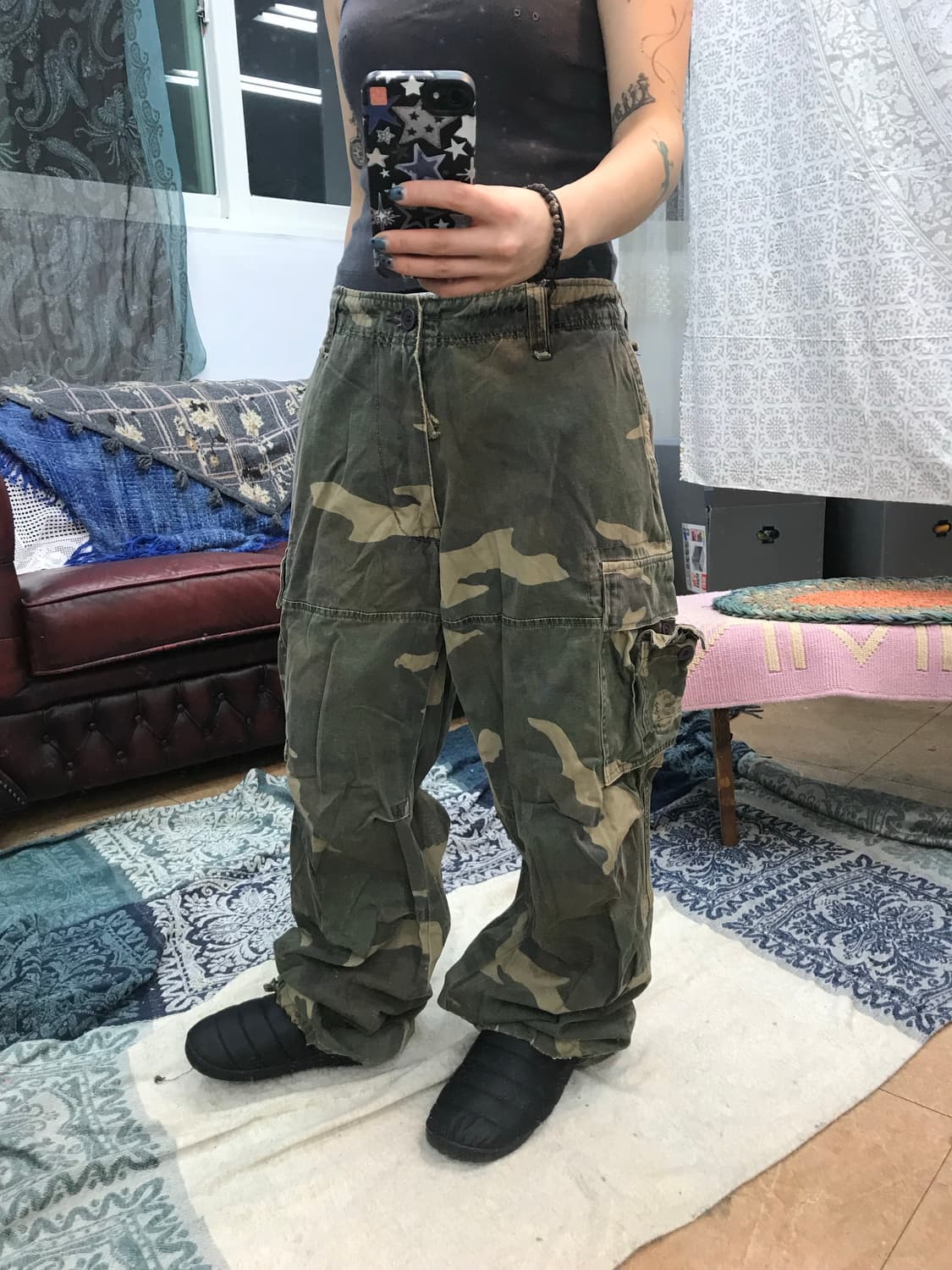 아베크롬비 빈티지 카모 카고팬츠 상품이미지1