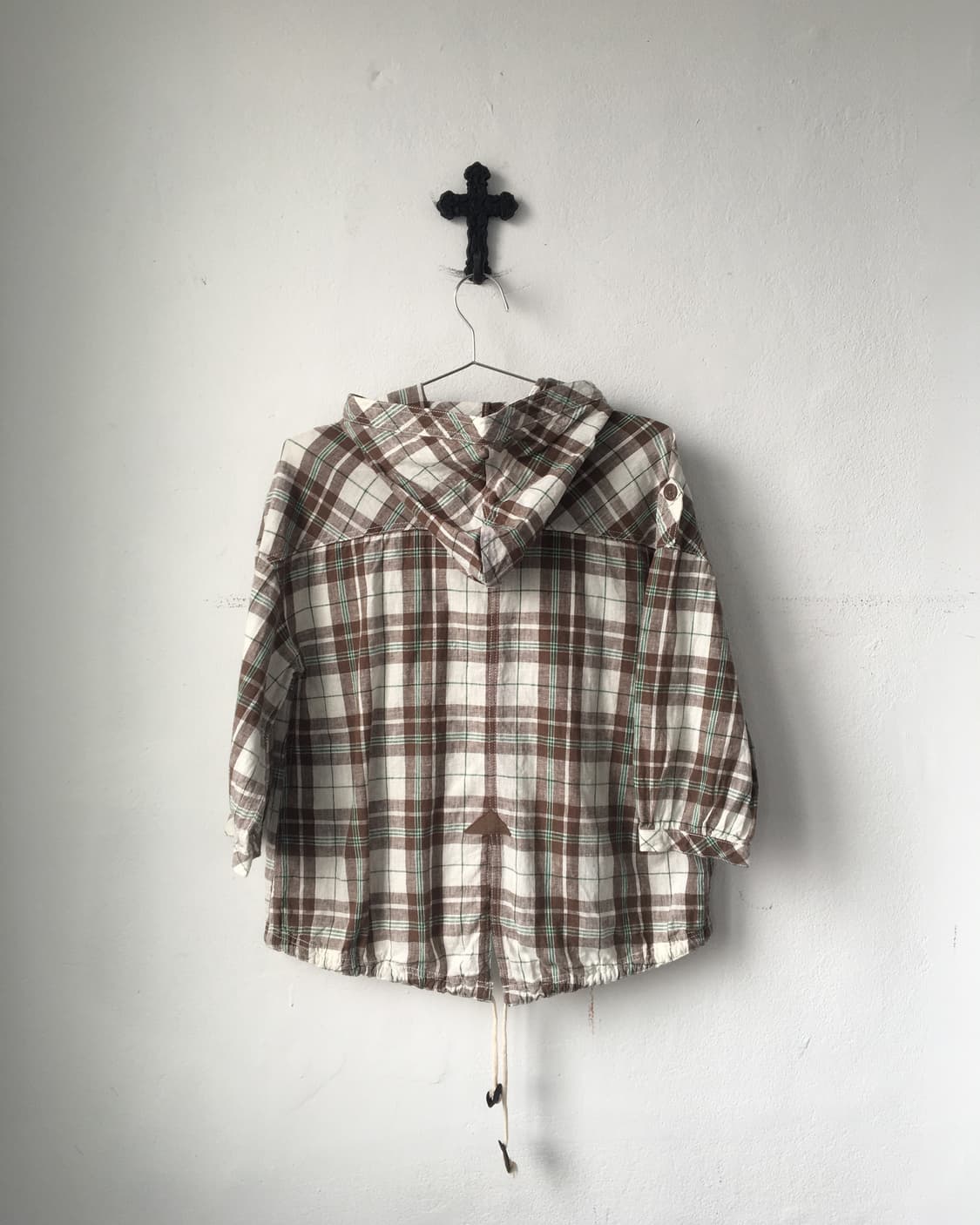 Check pattern hood jacket 상품이미지3