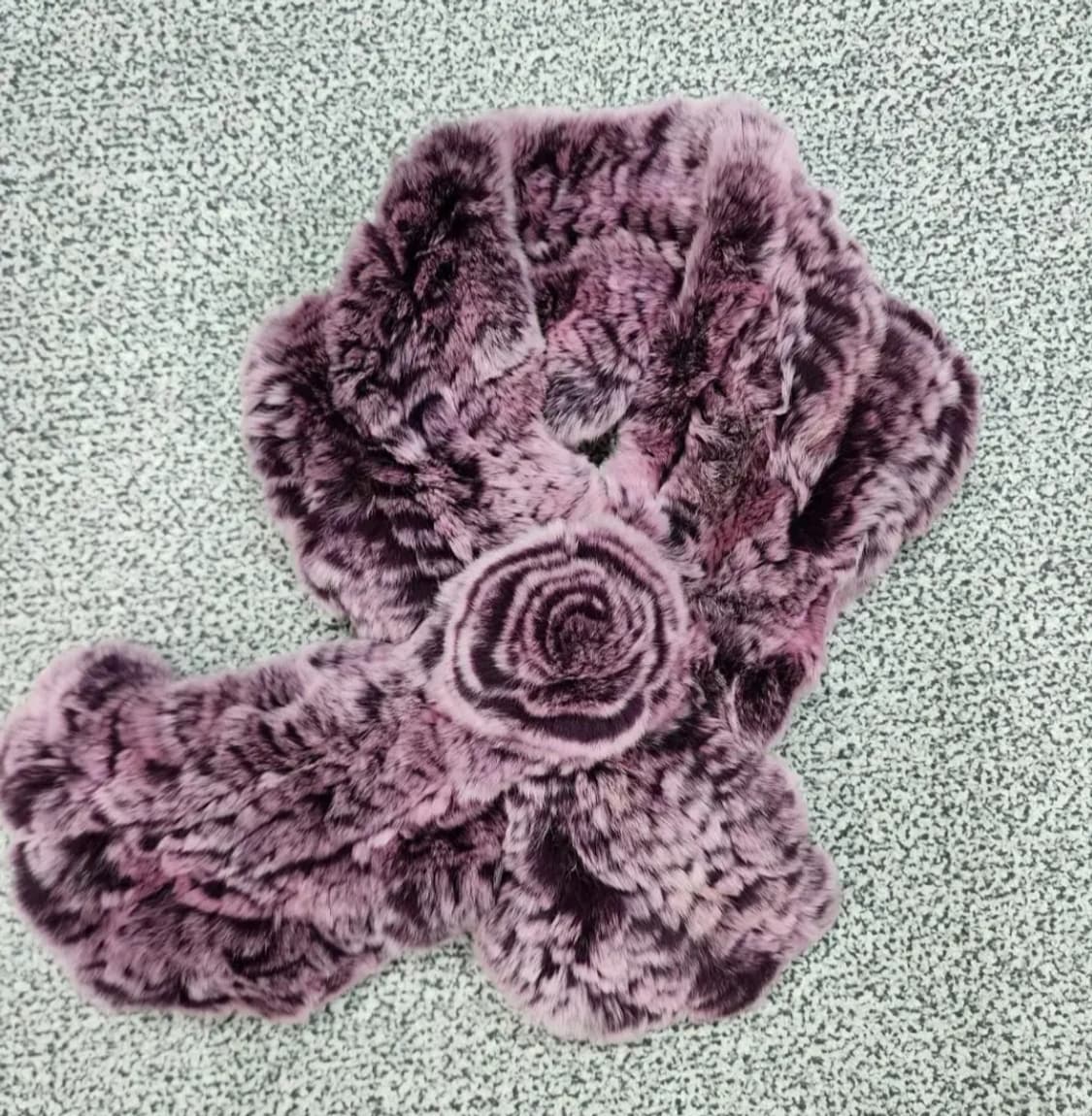 렉스 토끼털 퍼 목도리 상품이미지1