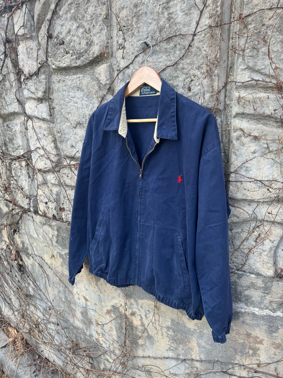 폴로 랄프로렌 빈티지 스윙톱 바라쿠타 자켓 네이비 L 상품이미지3