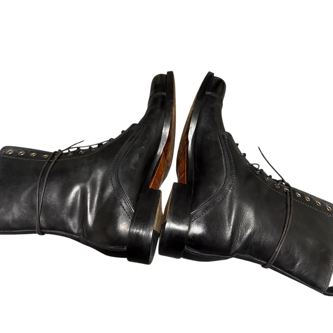 돌체앤가바나 09AW 레이스업 컴뱃 부츠 11 280-290 made 상품이미지6