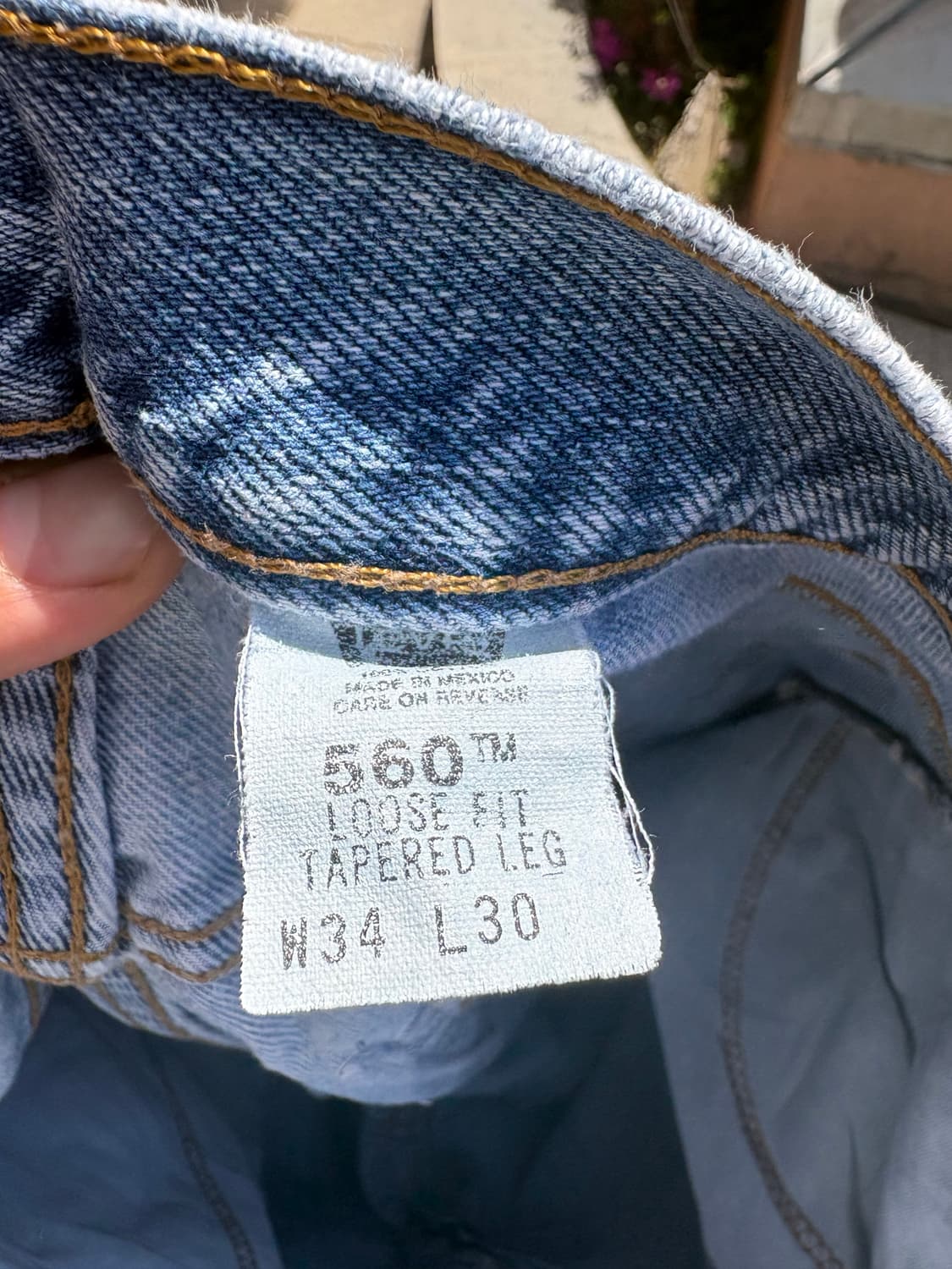 Early 00s 리바이스 560 데님팬츠 상품이미지4