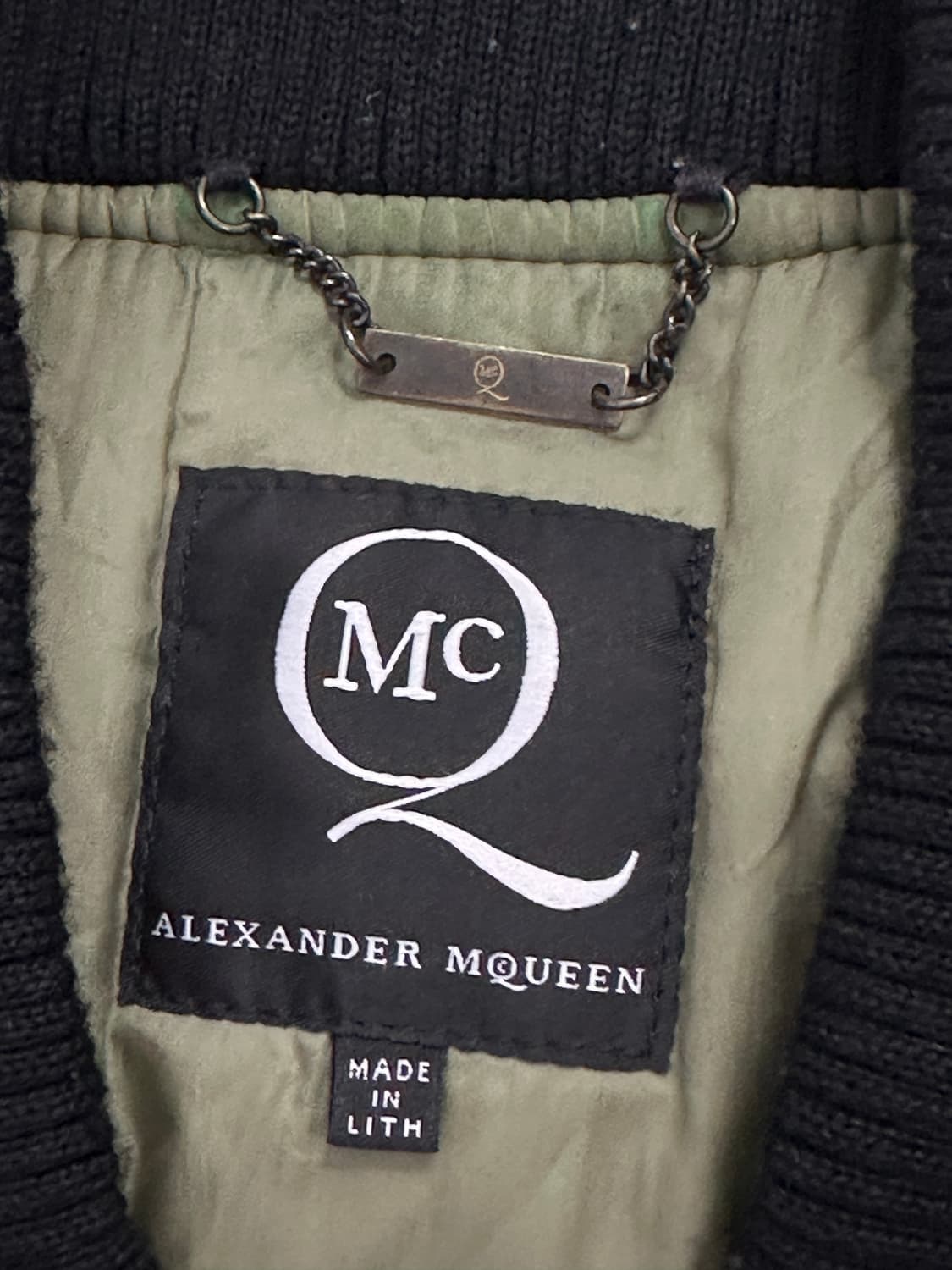 Alexander McQueen 레더 패널 Ma-1 자켓 52 상품이미지7