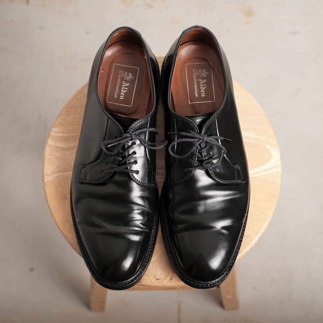 알든 9901 10D(280-285)사이즈 블랙 코도반 플레인토더비 상품이미지6