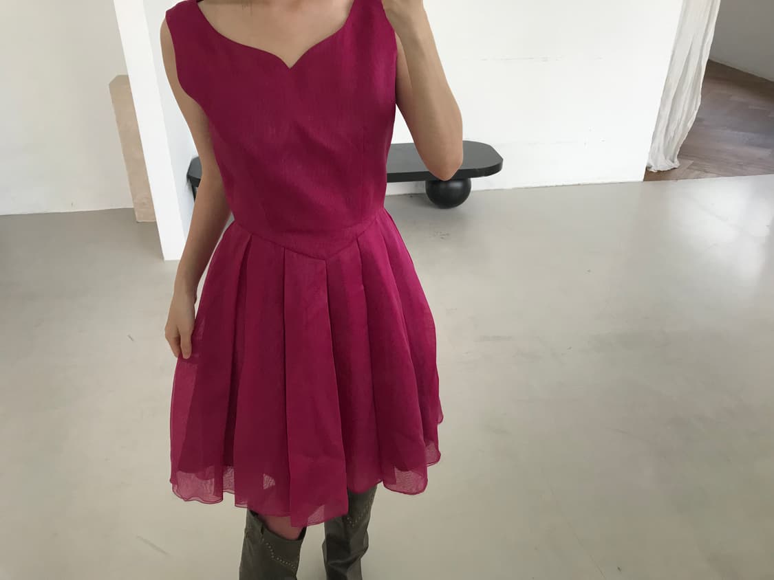 vintage pink one-piece 상품이미지8