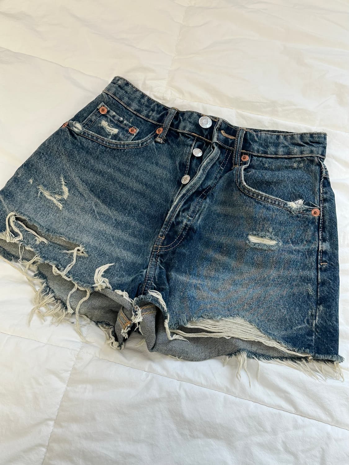 자라 데님 숏팬츠 상품이미지1