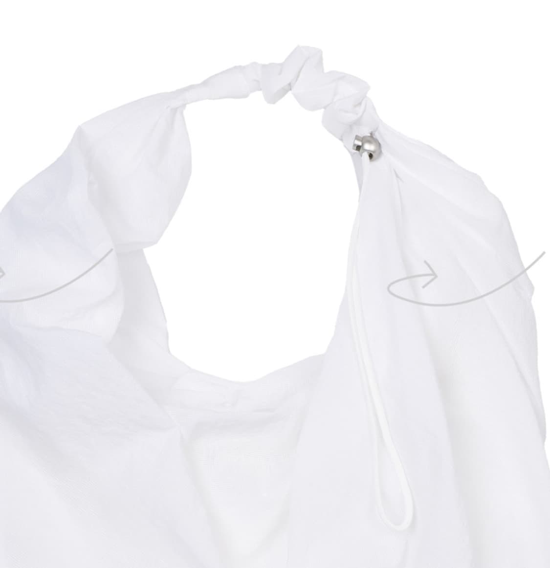 ACOC, Large Tangle Twist Bag_White 상품이미지2