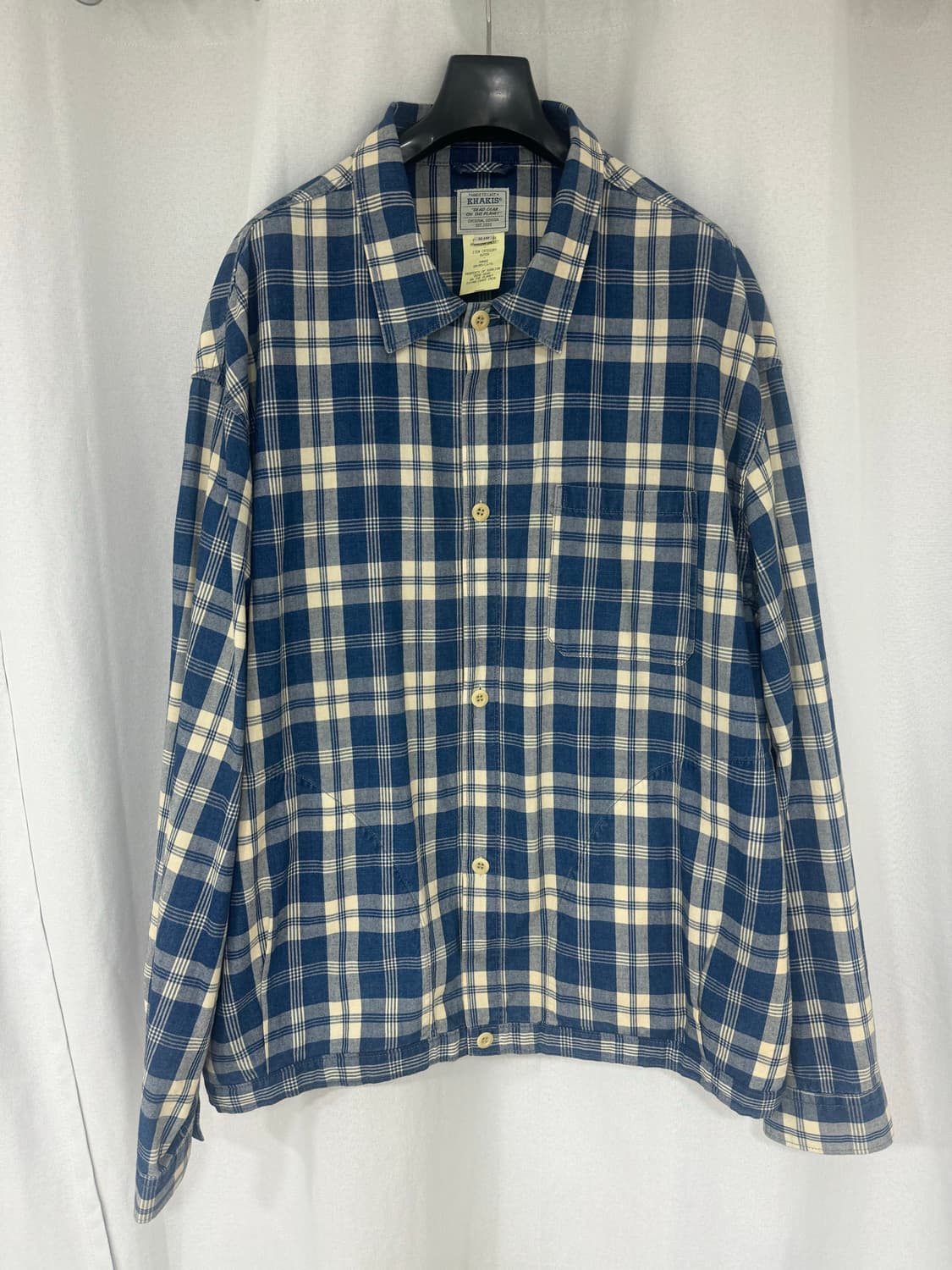 XL)카키스 하와이안 자켓 미드 블루 상품이미지1