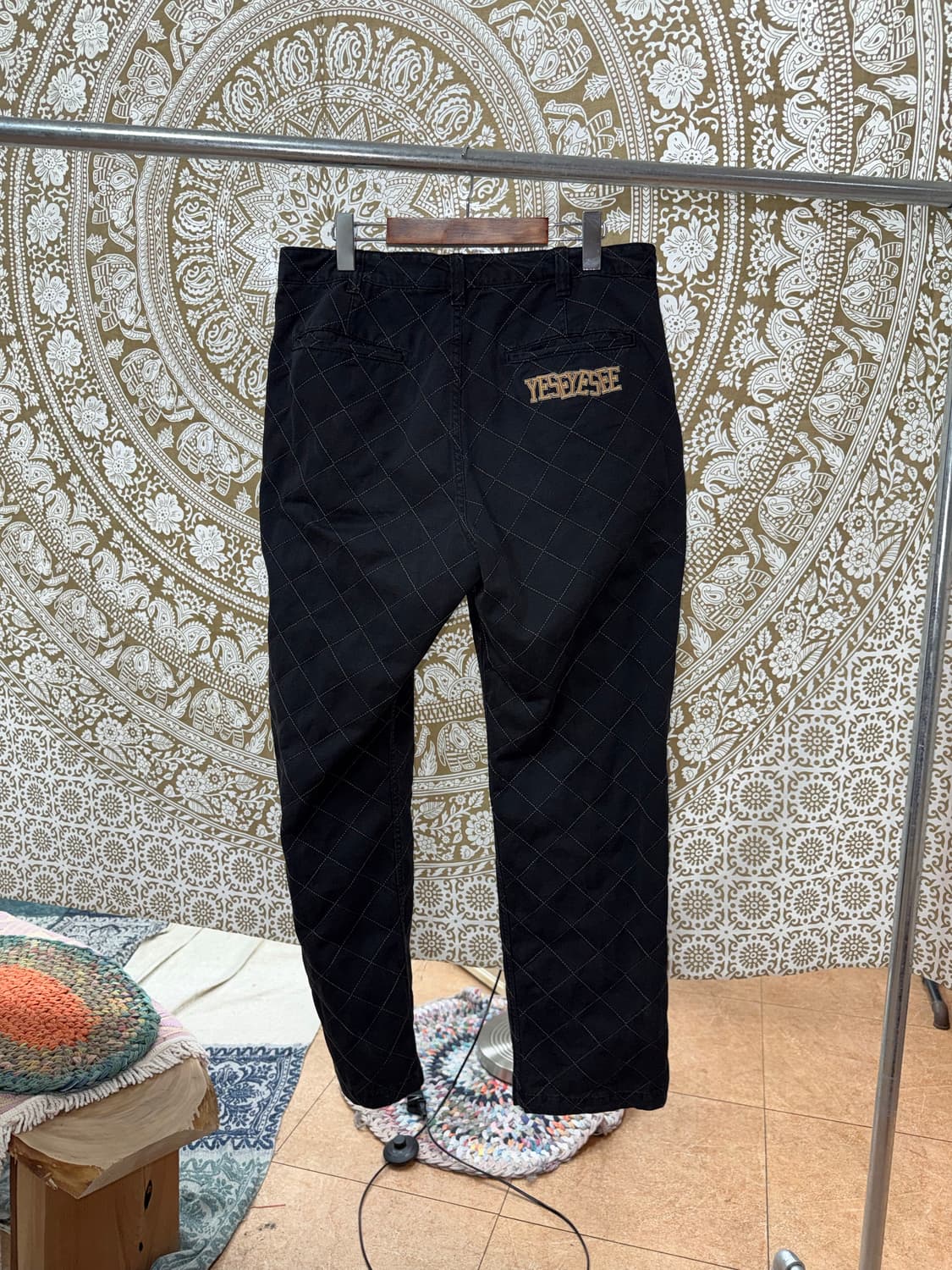 예스아이씨 스트릿 와플 스티치 코튼팬츠  상품이미지5