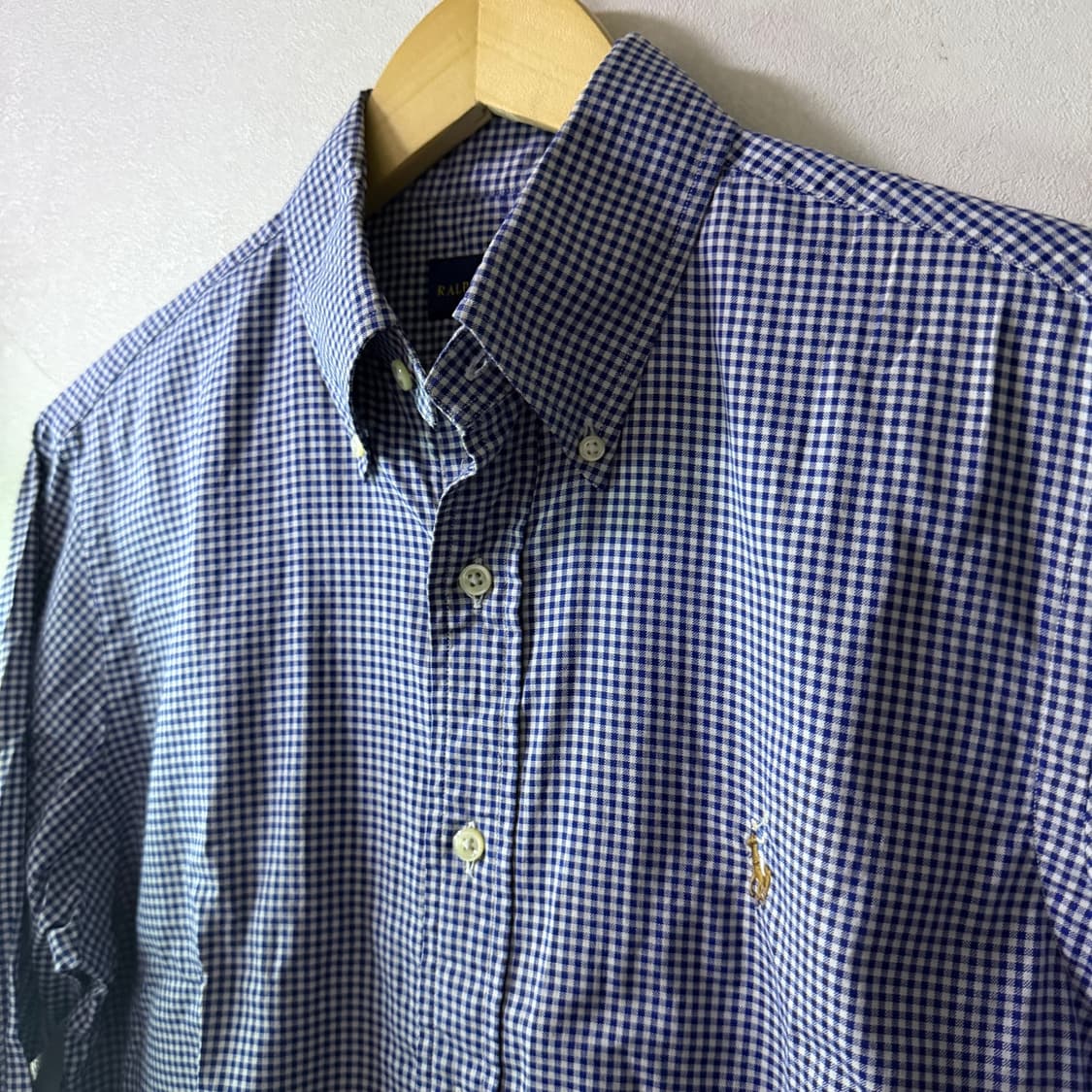 폴로 랄프로렌 잔체크 오색말셔츠 (남성 100정도) 상품이미지1