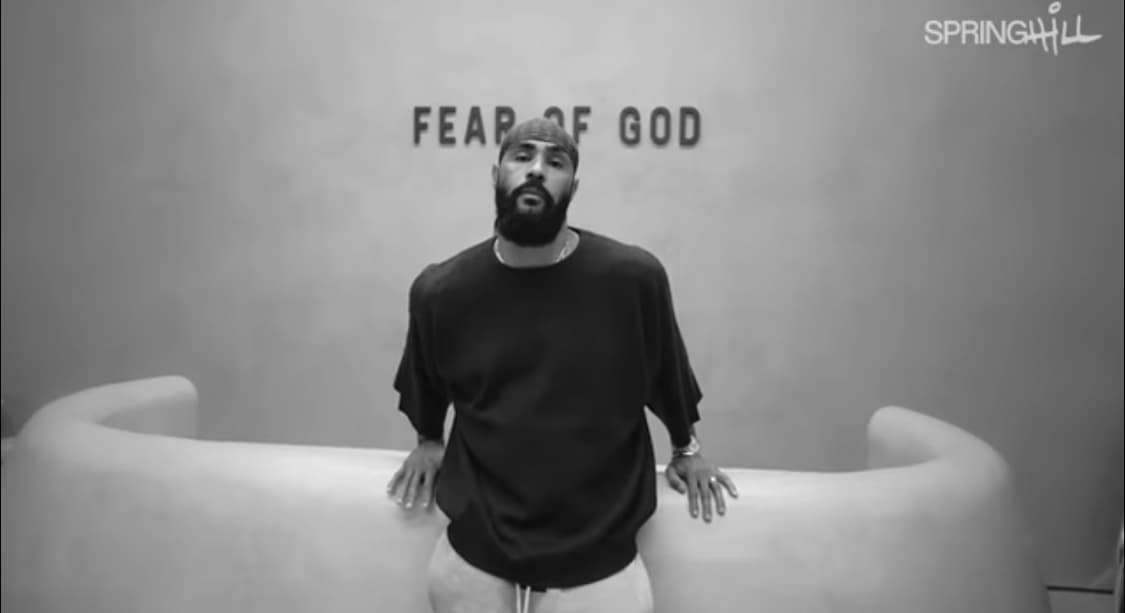 피어오브갓 이터널 v1 3/4 슬리브 메리노울 니트 크루 셔츠 블랙헤더 상품이미지4