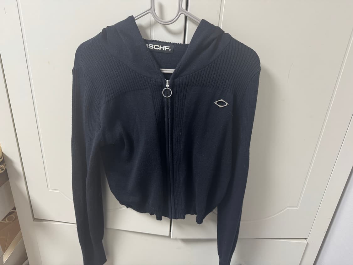 미스치프 롬버스 니티드 후드 블랙 S 상품이미지2