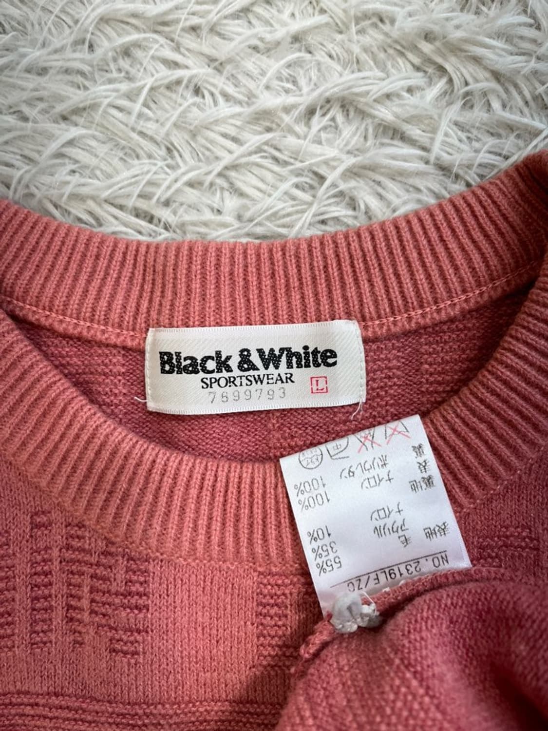 블랙앤화이트 니트/#309 상품이미지5