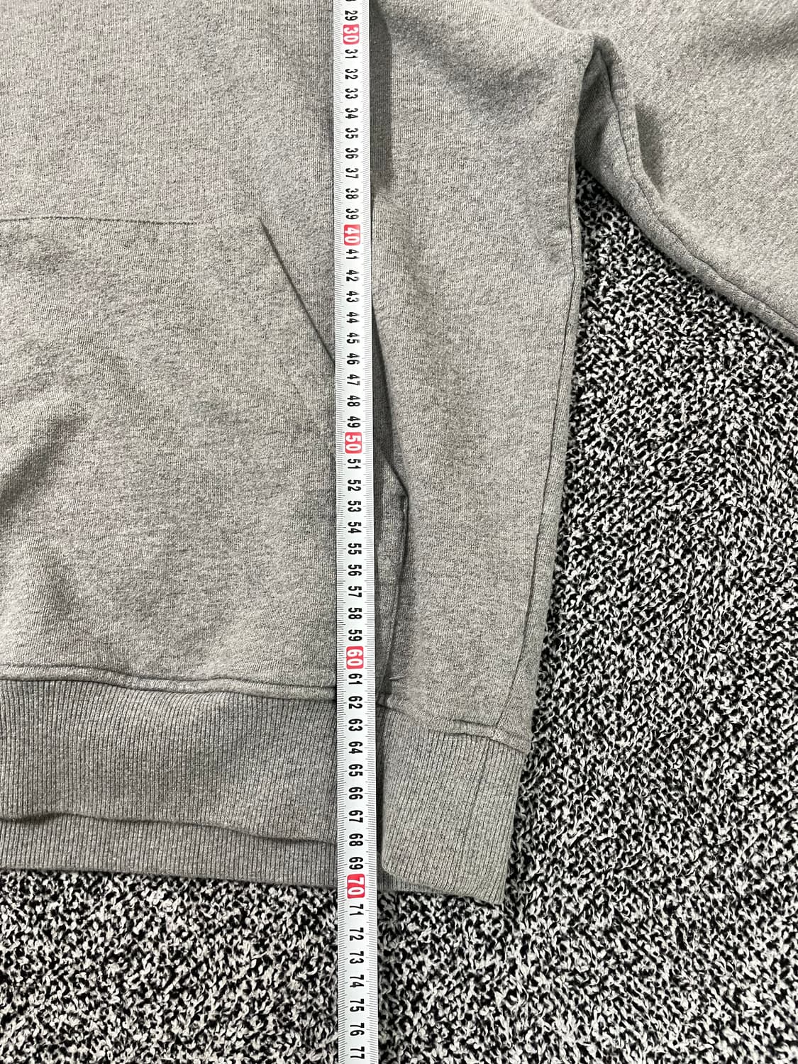 빈티지9. 아미 AMI 스몰 하트 로고 후드티 후디 스웻셔츠 그레이 상품이미지7