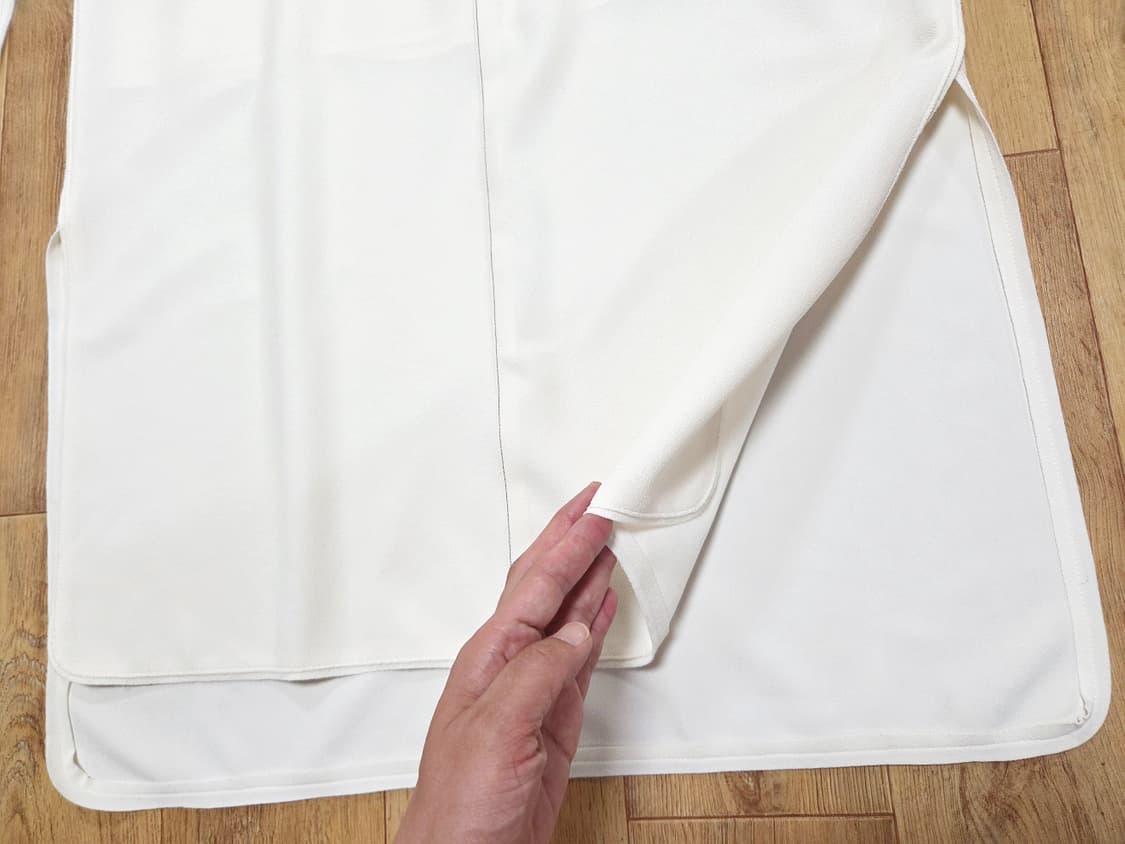 델라라나(DELLA LANA) 배색 스티치 벨티드원피스 프리사이즈 상품이미지6