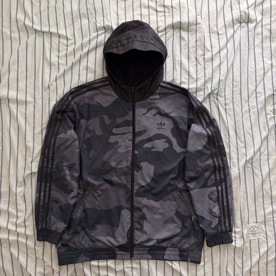 [Adidas] 아디다스 카모 후드 바람막이 빈티지 상품이미지1