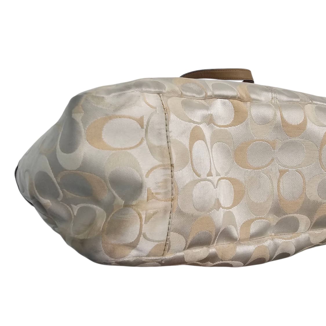 Coach 코치 시그니처 베이지 토트백 상품이미지6