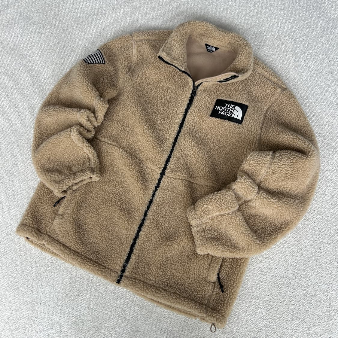 노스페이스 뽀글이 플리스 자켓 베이지 XL 상품이미지1