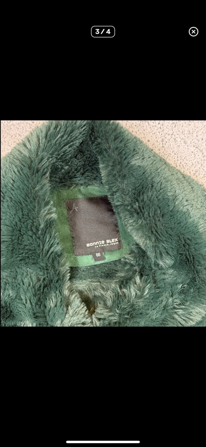 (바배) 보니 알렉스 그린 여성 무스탕 자켓 상품이미지3