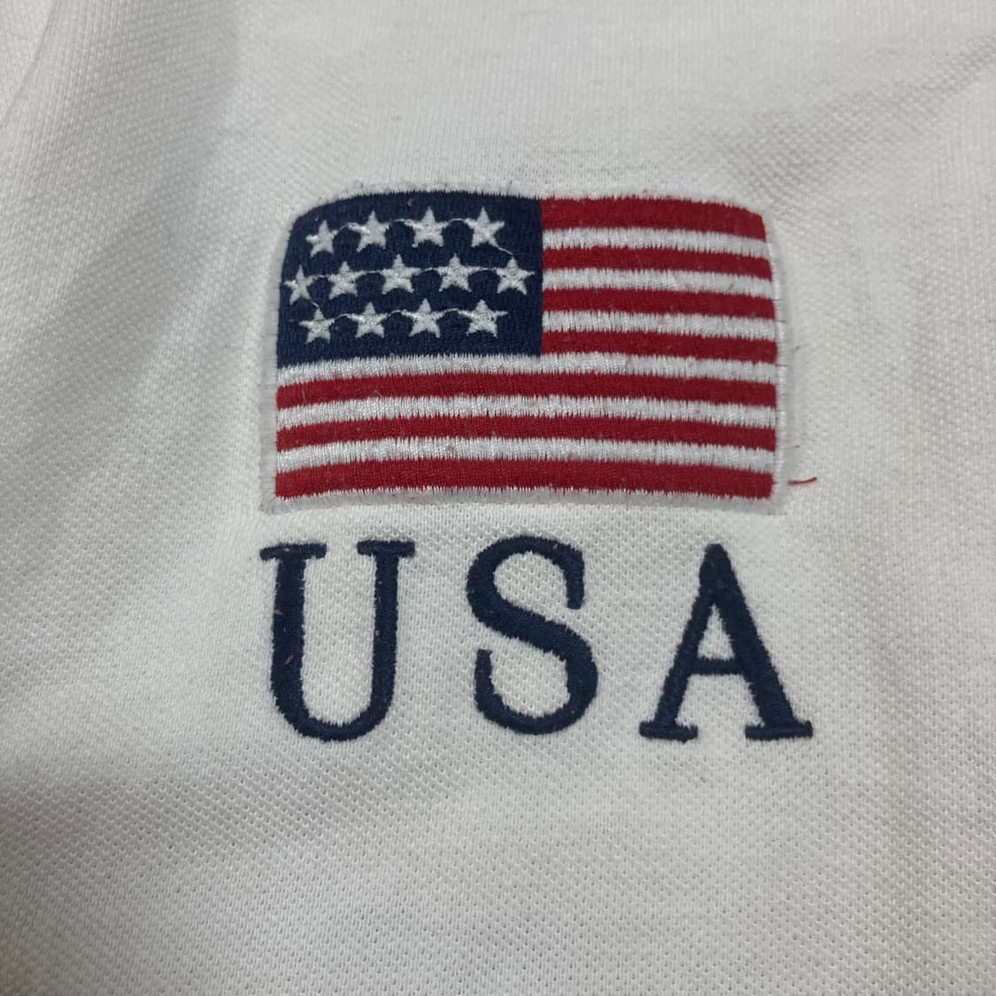 폴로 랄프로렌 USA 빅포니 로고 화이트 카라 롱 슬리브 상품이미지4