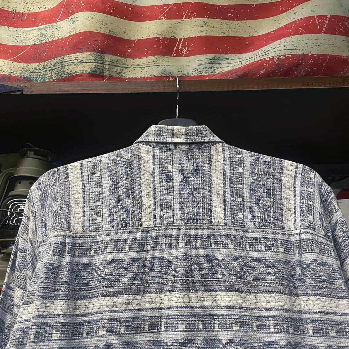 빈티지 멀티 스트라이프 패턴 포켓 셔츠 N508 상품이미지4