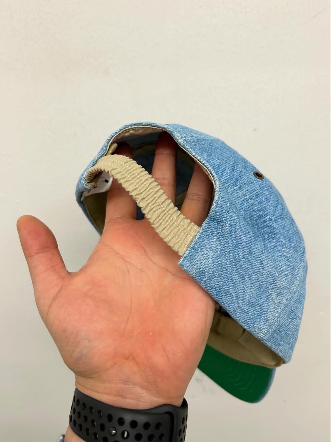 90s USA 디즈니 미키마우스 데님 캡 상품이미지3