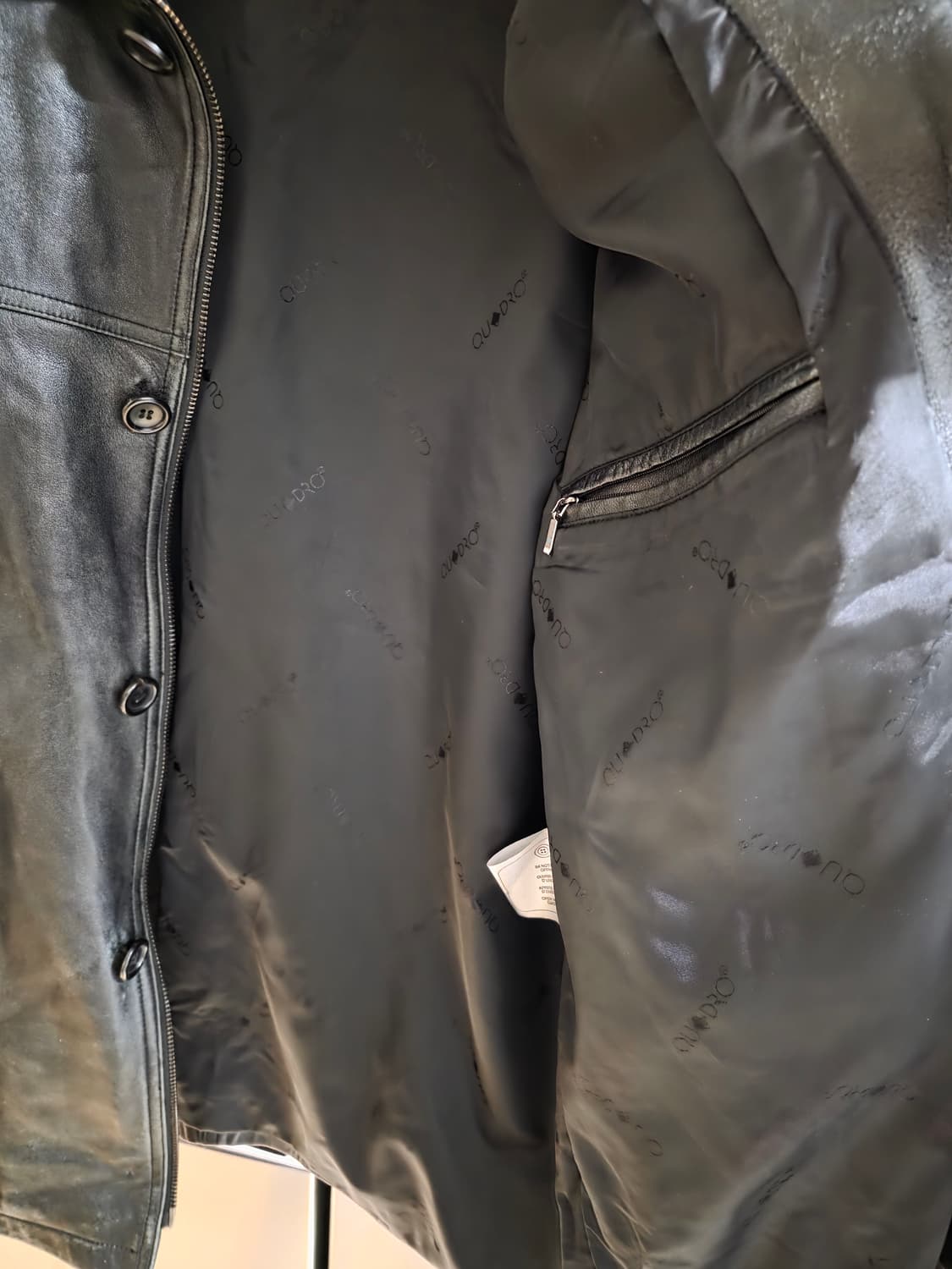 QU◇DRO Vintage Single Leather Jacket  상품이미지5