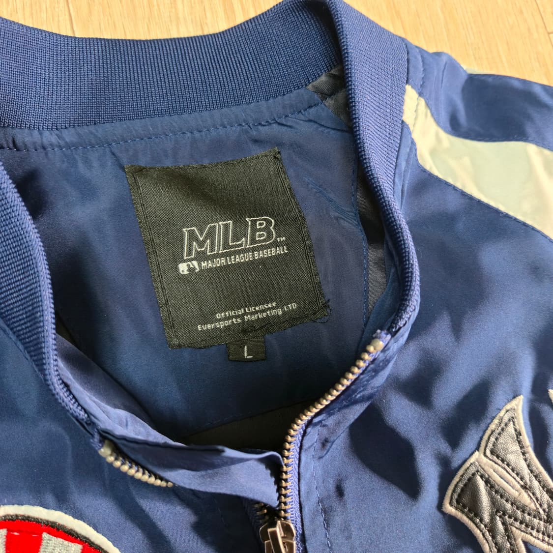 L) MLB 뉴욕 양키스 블루종 자켓 야구점퍼 스카잔 상품이미지3