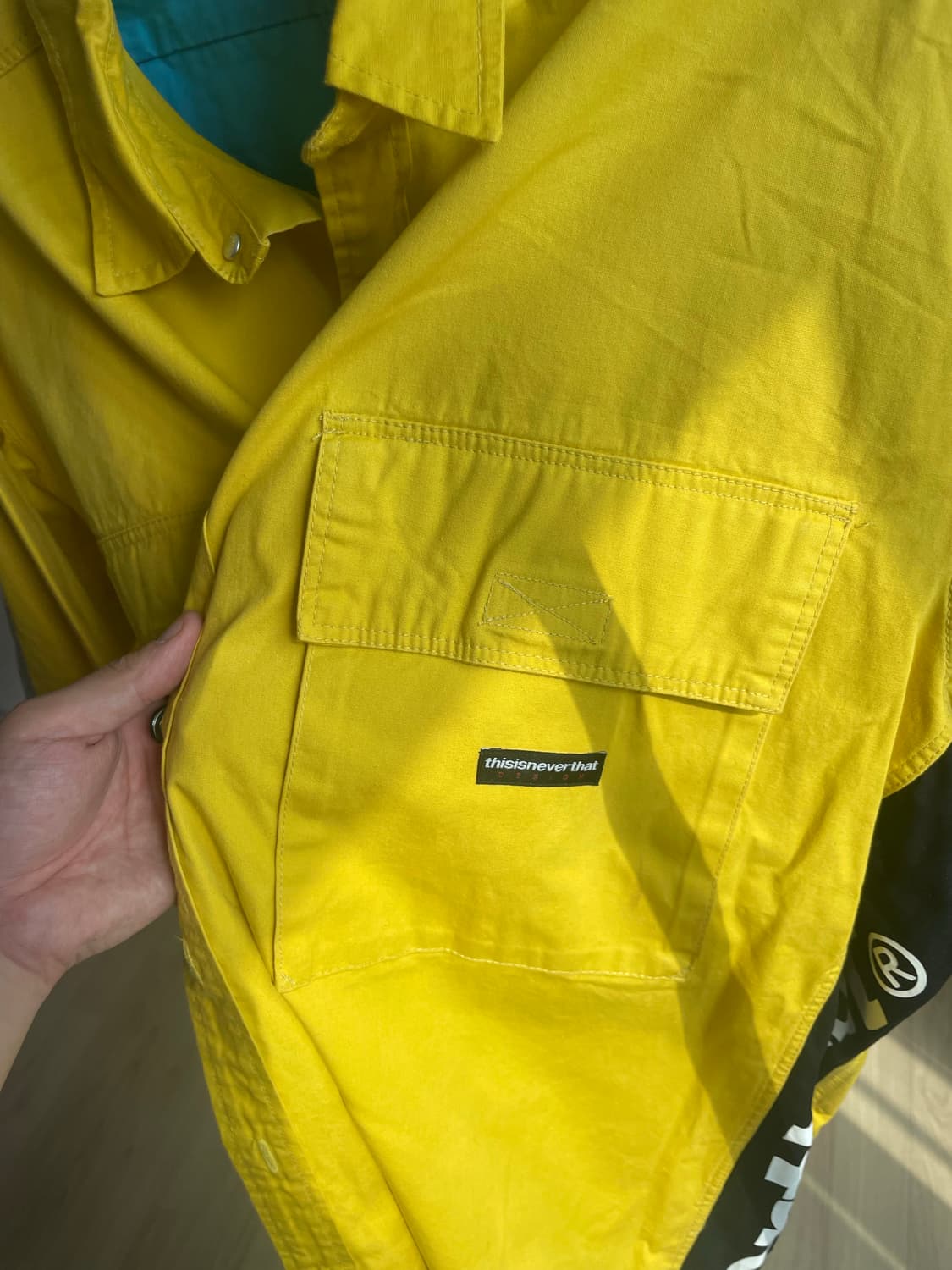 디스이즈네버댓 옐로우 셔츠 L 상품이미지4