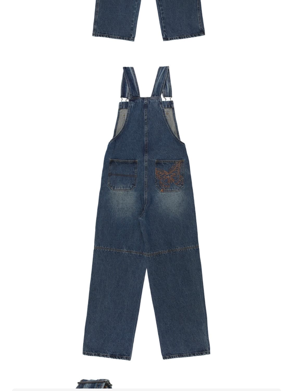 네스티팬시클럽 유쓰 데님 오버롤 (다크블루) 상품이미지4