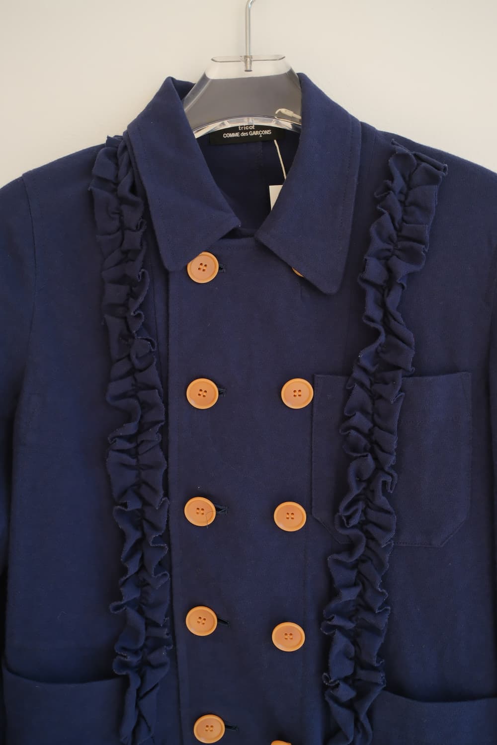 Frill jersey peacoat 상품이미지6