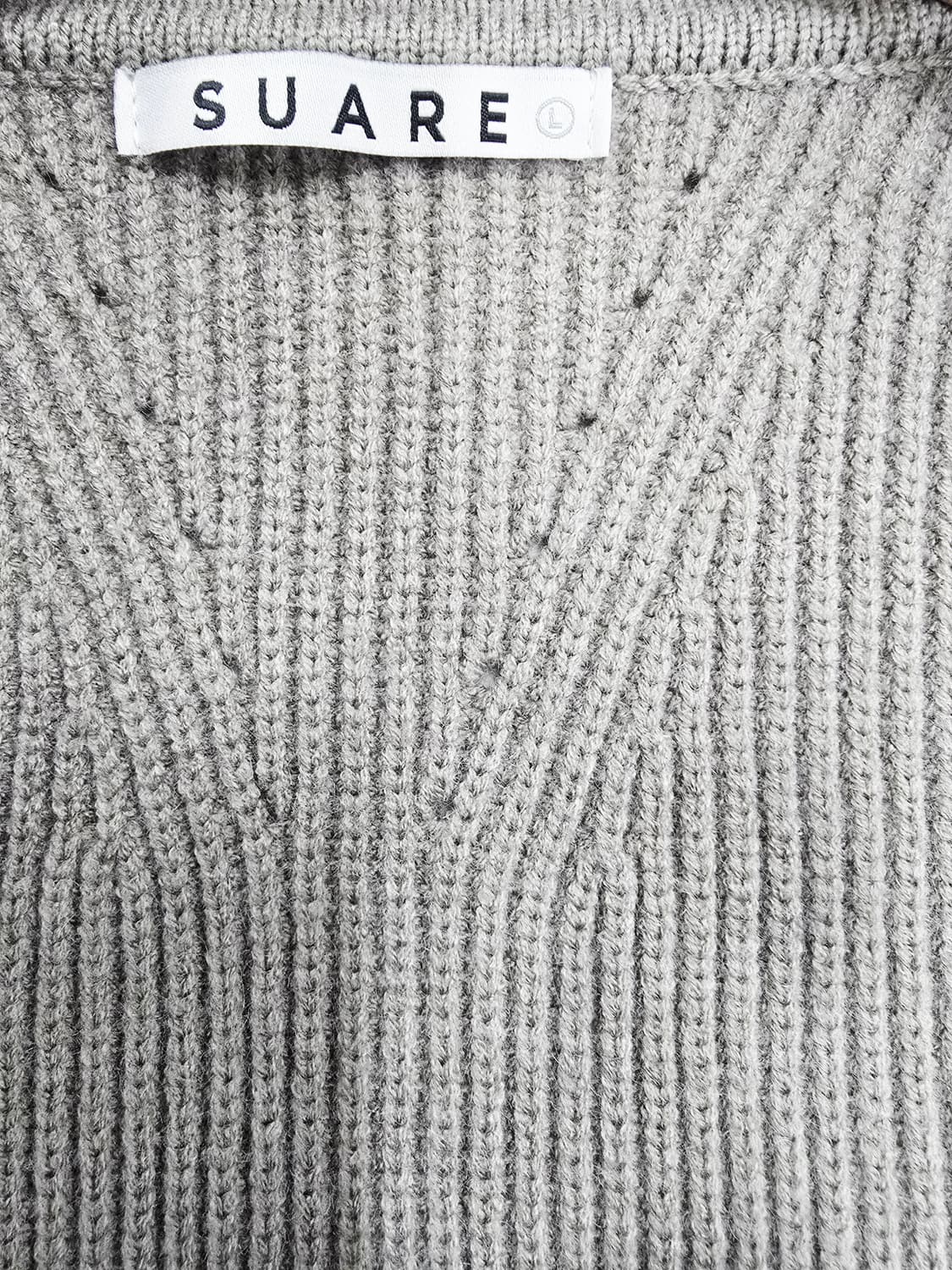 SUARE 니트 카라 집업 가디건 상품이미지8
