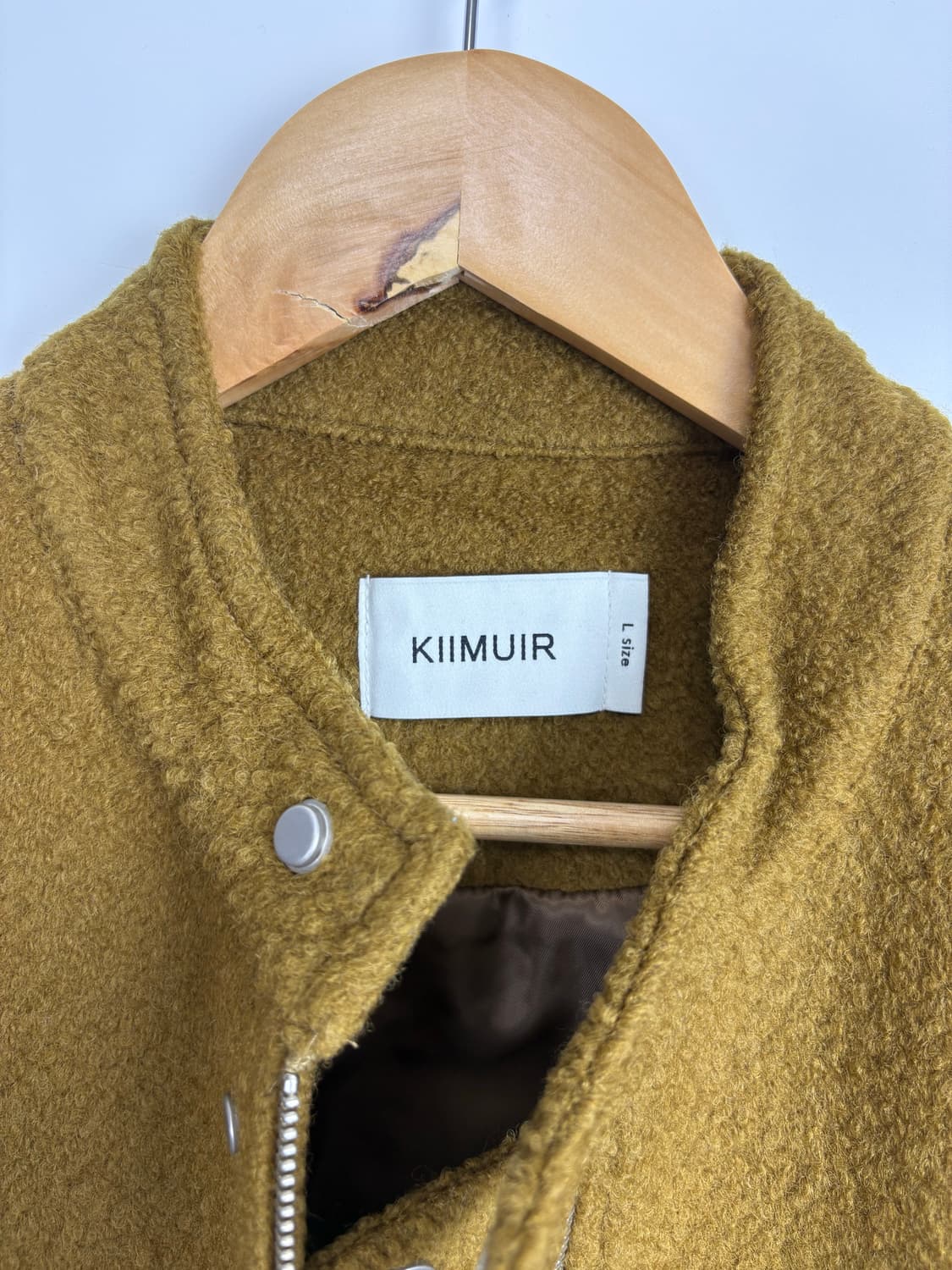 키뮤어 울 2-WAY 바이커 자켓 (새상품) 상품이미지3