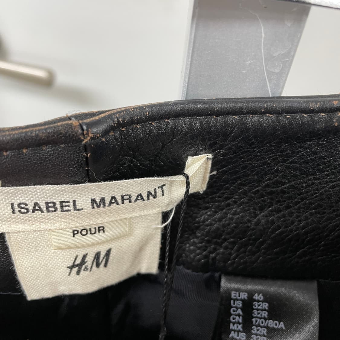 이자벨마랑 H&M 레더 바이크 팬츠 32 상품이미지5