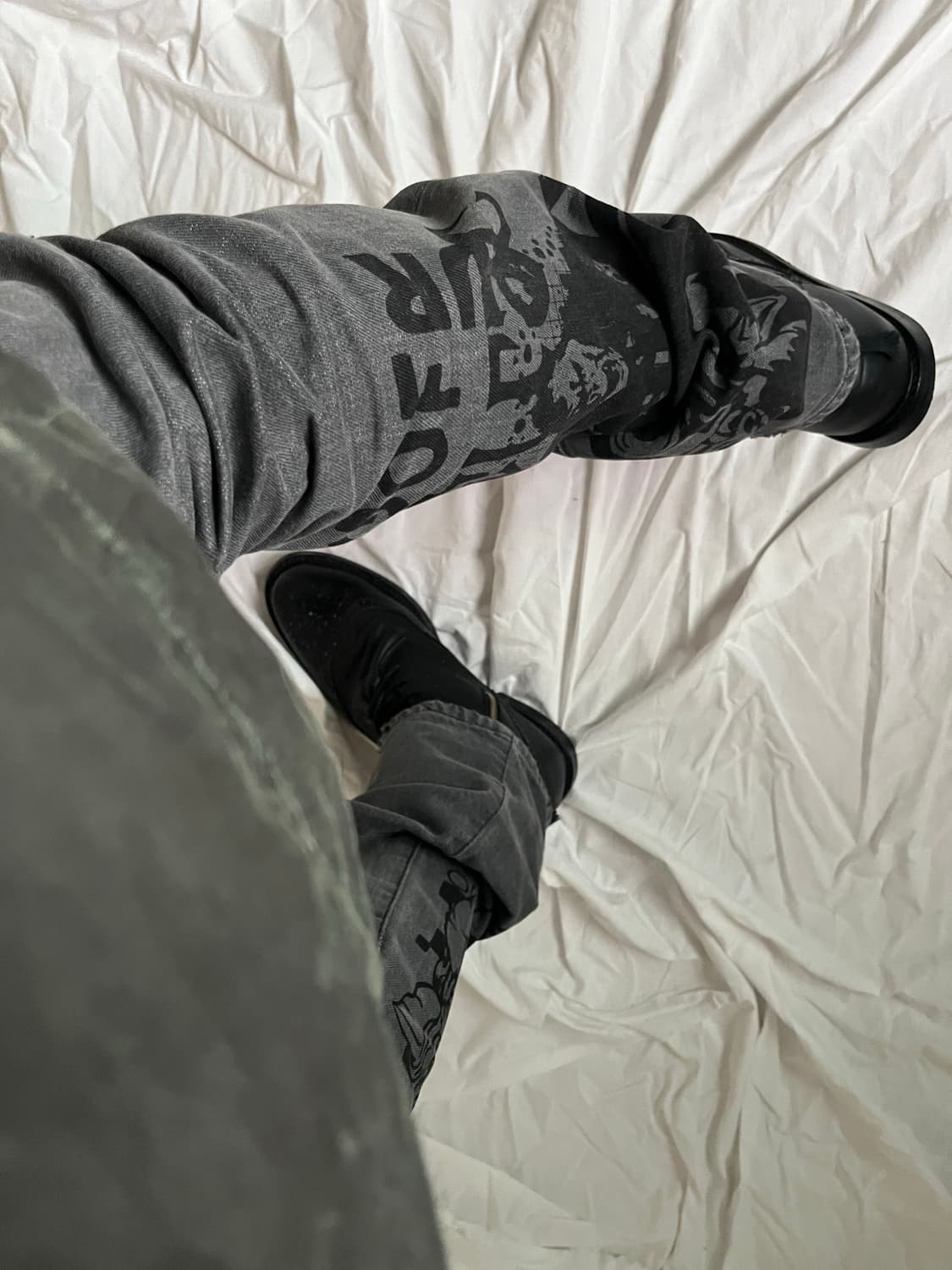 Neighborhood Graphic Print Denim Pants 상품이미지10