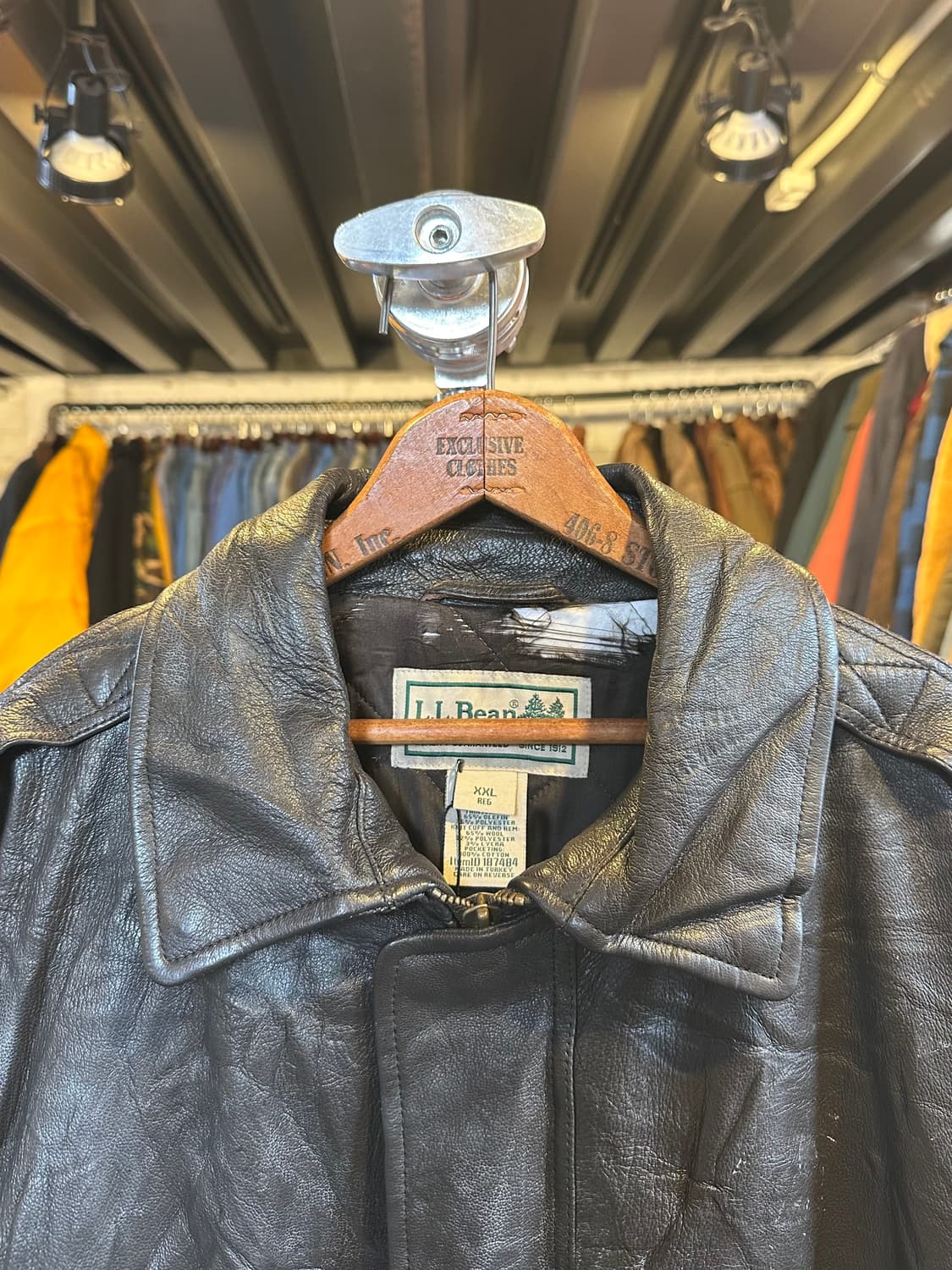 엘엘빈 헤비 리얼 염소가죽 A-2 플라이트 자켓 상품이미지3