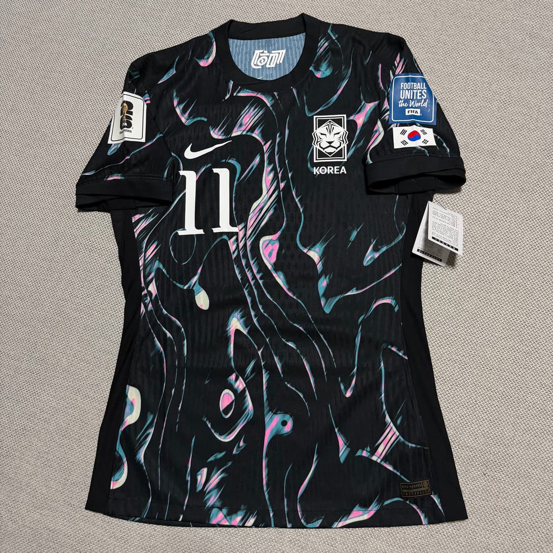 나이키 2024 대한민국 선수지급용 황희찬 마킹 어웨이 유니폼 상품이미지1