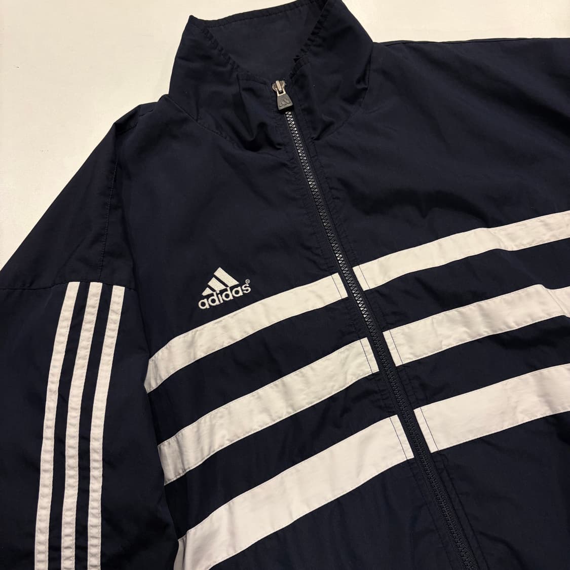 [105] 00s 아디다스 올드스쿨 네이비 삼선 트랙 자켓 C412 상품이미지3