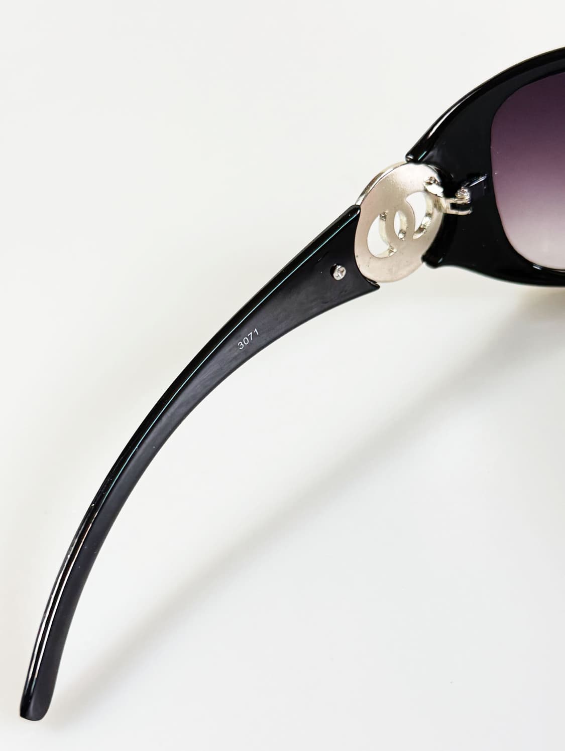 블랙 오버사이즈 볼드 스퀘어 프레임 빈티지 선글라스 표 상품이미지7