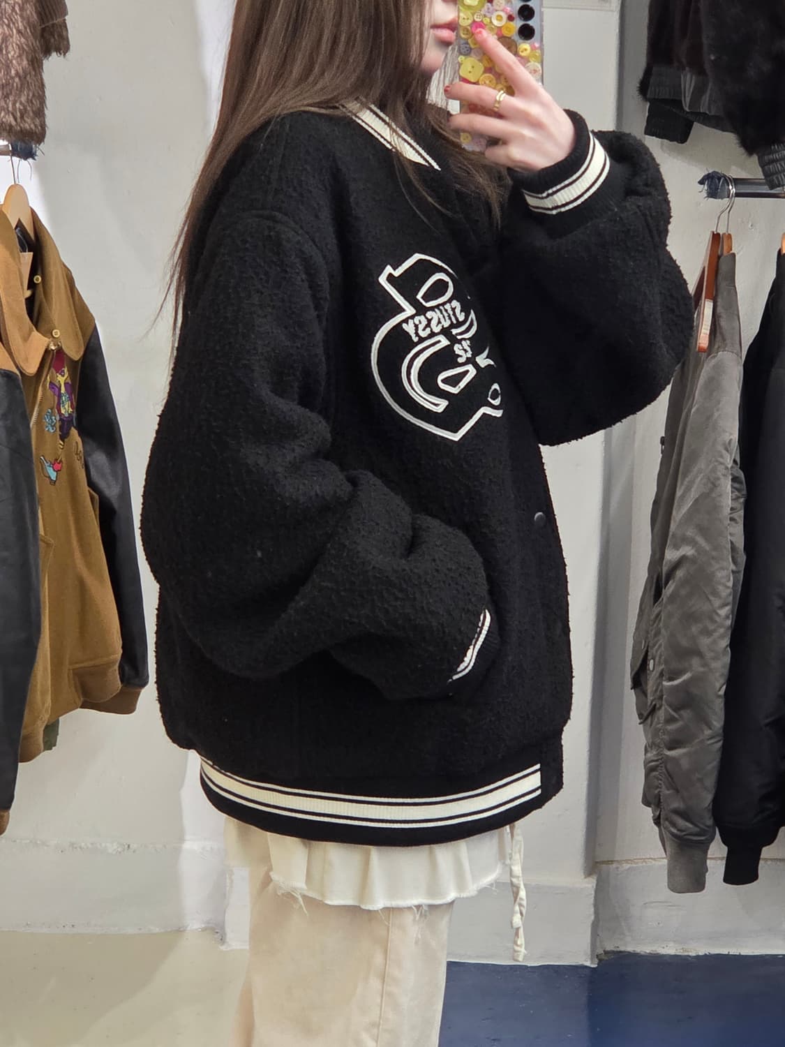 Stussy 스투시 카센티노 울 바시티 자켓 상품이미지4