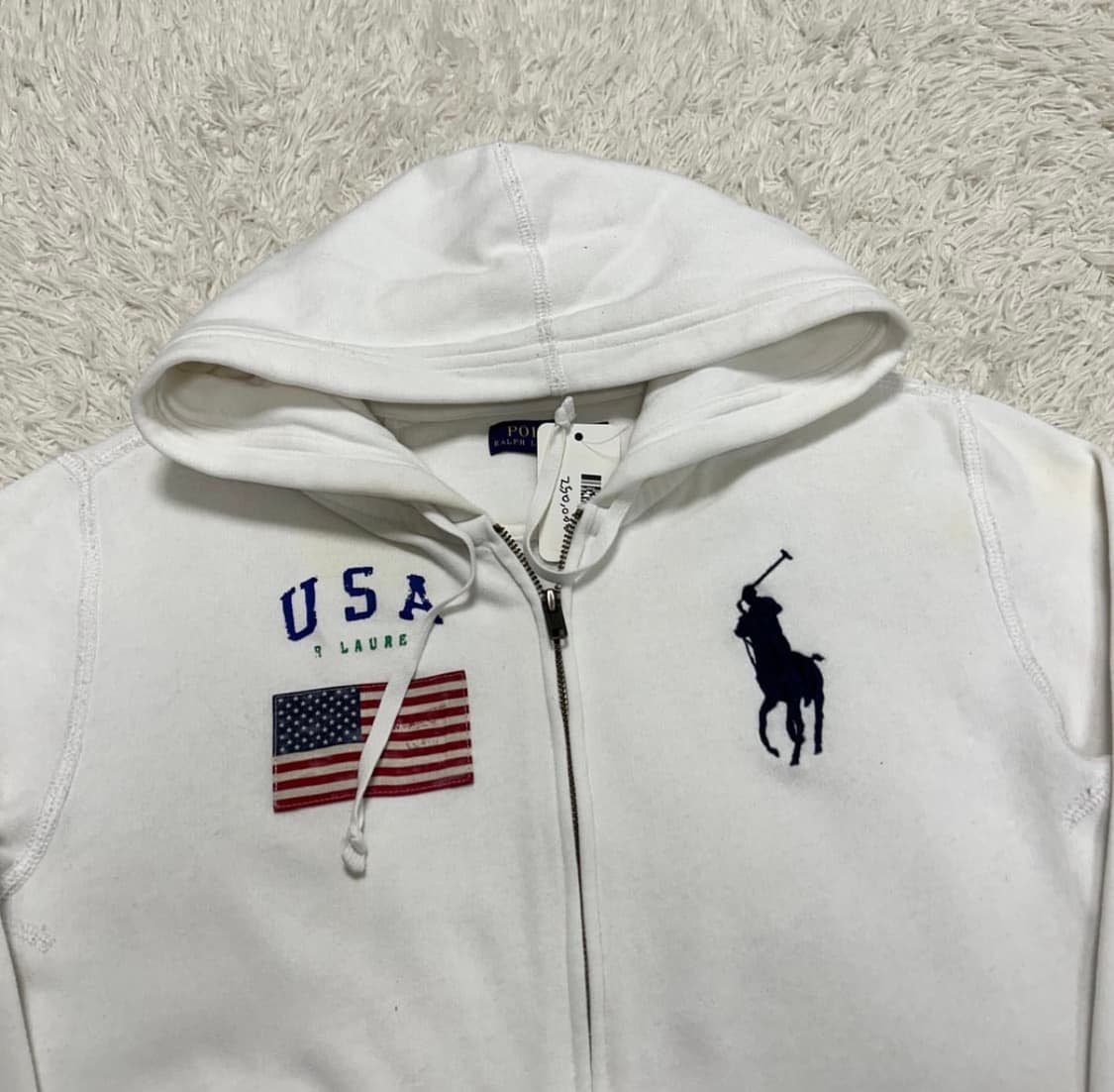 폴로 usa 성조기 후드집압 상품이미지2