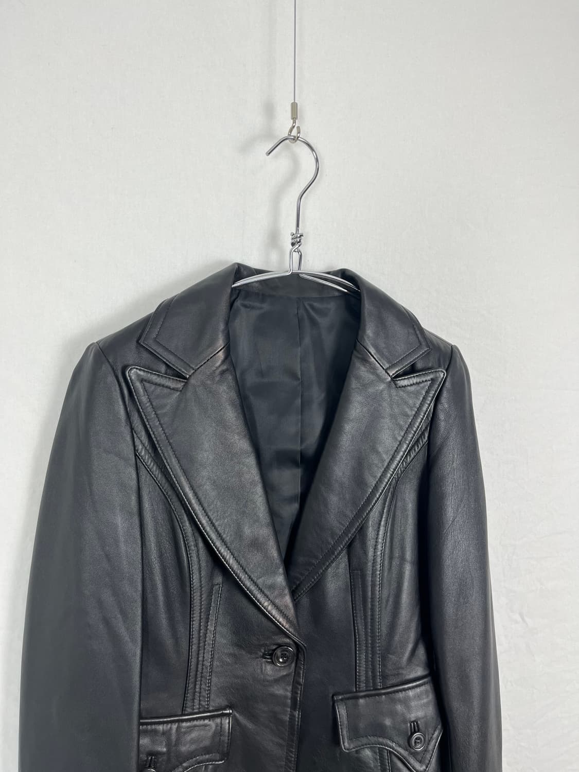 Vintage 웨스턴 리얼레더 블레이저 상품이미지6