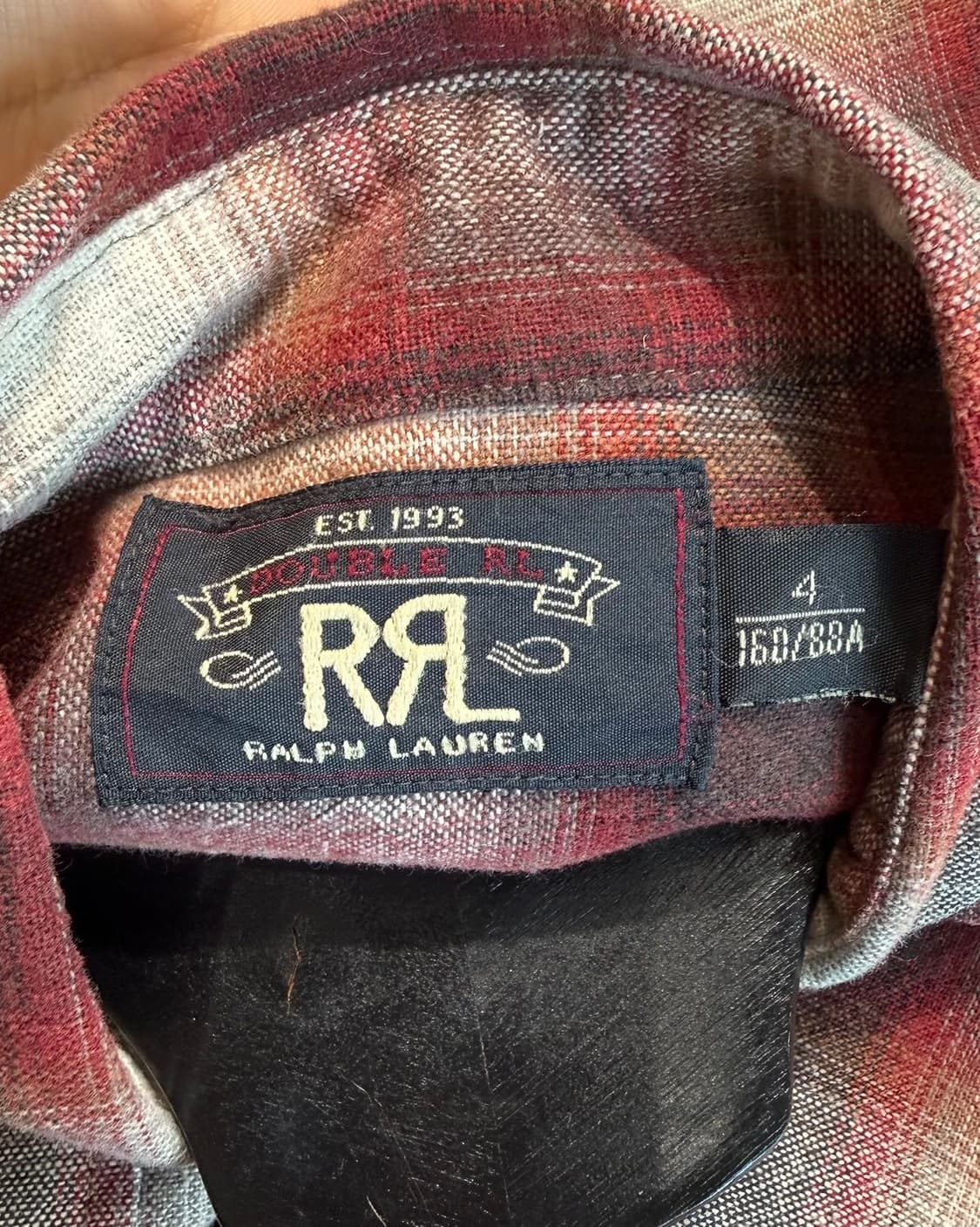 더블알엘 레드 체크 웨스턴 셔츠  상품이미지7