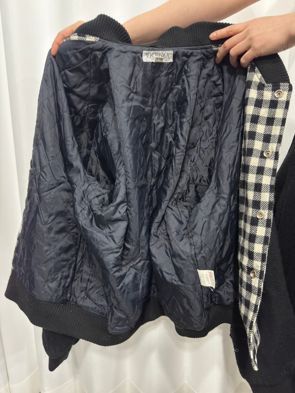 vicenza check button jacket 상품이미지6