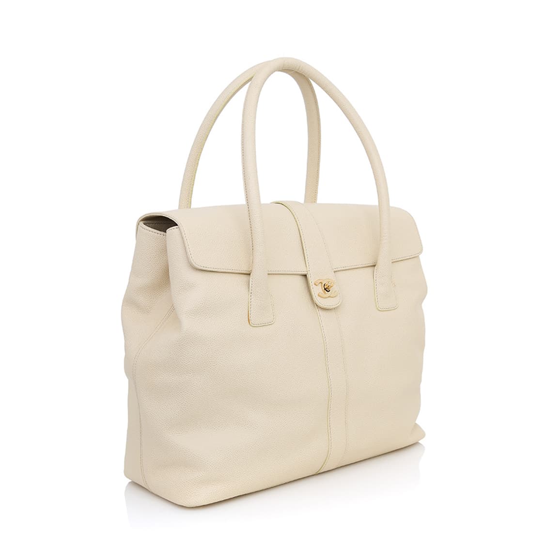 샤넬 서프백 익스클루시브 서프 베이지 CC 턴락 빈티지 토트백 43325 상품이미지3