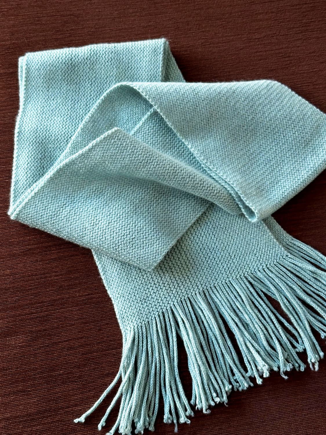 Multi pattern loose knit muffler 상품이미지3